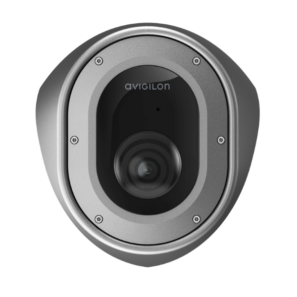 Avigilon H5A Corner Camera; 2.3mm Fixed Lens;  5 MP; Stainless Steel
