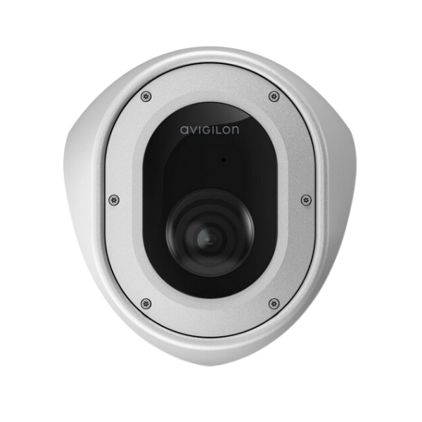 Avigilon H5A Corner Camera; 2.3mm Fixed Lens;  5 MP; White Steel