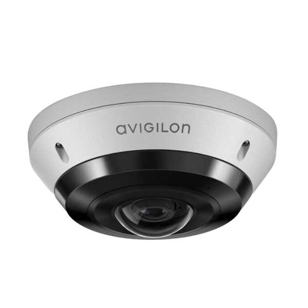 Avigilon 8.0 MP; H5A Fisheye Dome Camera; LightCatcher; Day/Night; WDR; 1.41mm f/2.0; Next-Generation Analytics