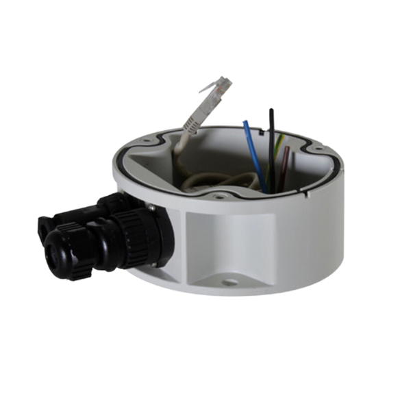 Avigilon Parapet mounting bracket with quick connectors,RJ45 (Ethernet & PoE) and 4 poles with screw terminal(power & I/O),compatible with H5A Rugged PTZ, close to RAL9002