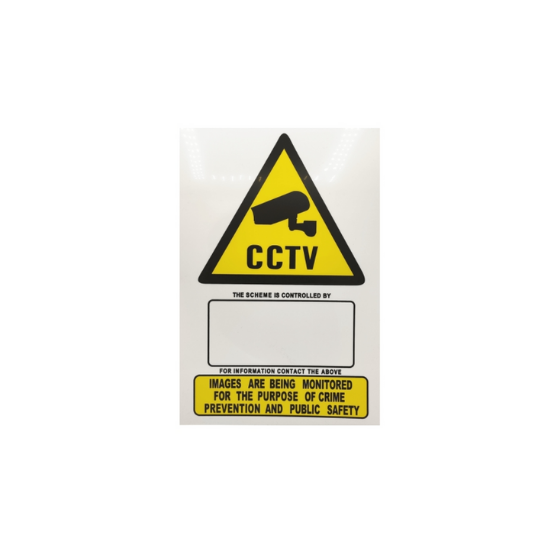 Data Compliant A3 CCTV WARNING SIGN