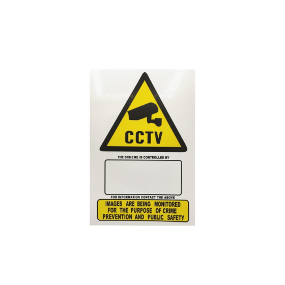 Data Compliant A4 CCTV Warning Sign