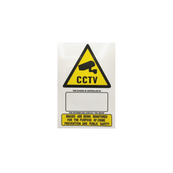 Data Compliant A5 CCTV Warning Sign
