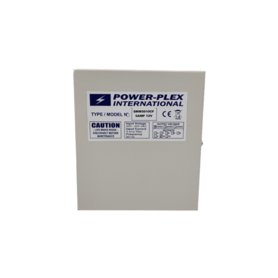 Power-Plex 12v S'mode DC 5amp/10 Fused Compact PSU