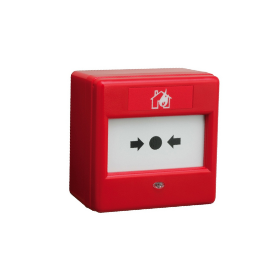 Red Manual Weatherproof Fire Call point IP66- S'face Mt