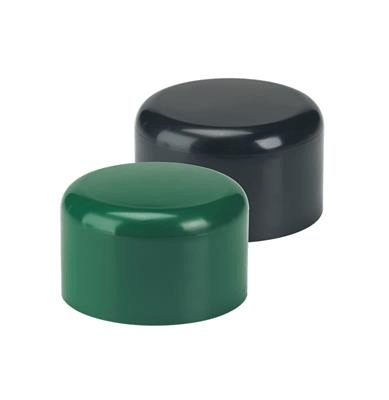 Post caps For round profiles Ø 60 mm in RAL 6005