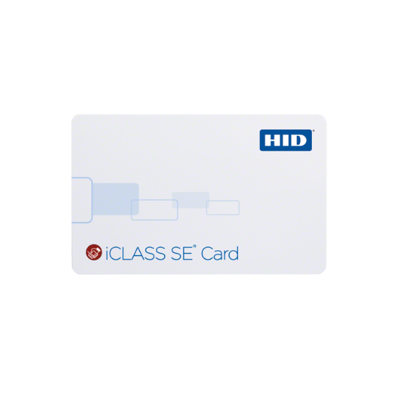 Avigilon iCLASS SE Contactless Smart Card, 2k bit with 2 application areas, Avigilon Format, Without Avigilon logo, Order quantity must be in boxes