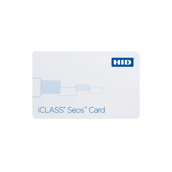 Avigilon COMPOSITE ICLASS SEOS CONTACTLESS SMART CARD 8 KB MEMORY, PROG., F-GLOSS, B-GLOSS, MATCH. ICLASS #, NO SLOT, LAM
