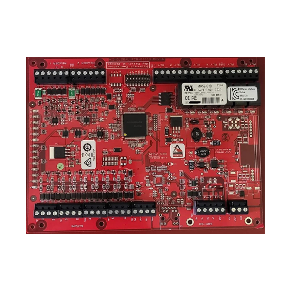 HID® Mercury™ MR52-S3B Controller Serial I/O Dual Card Reader Interface, 2-Reader Interface Module - (2 reader: mag, wiegand, 4 reader OSDP, 8 inputs, 6 relays) (Mercury MR52-S3B)