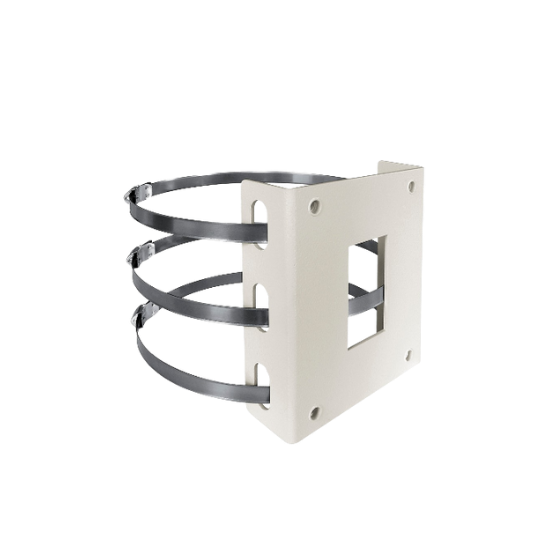 Avigilon Large pole mount for pole diameter 210mm (8.2 in) to 225mm (8.85 in). Compatible with wall arm included with for ES-HD-HWS-SM, ES-HD-