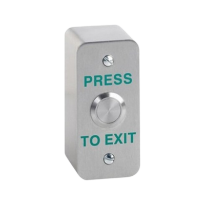 CDVI Stainless steel exit button, architrave, surface mount (DRBSH-N)
