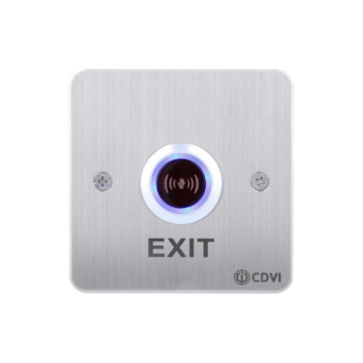 CDVI Surface IR exit Button Stainless Steel (DRB-IR-SBB-SLV-1224) no touch