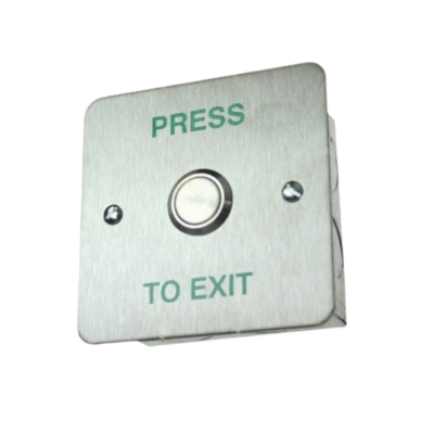 CDVI S'less Steel 1Gang Flush Door Release Switch (DRB002F-DR)