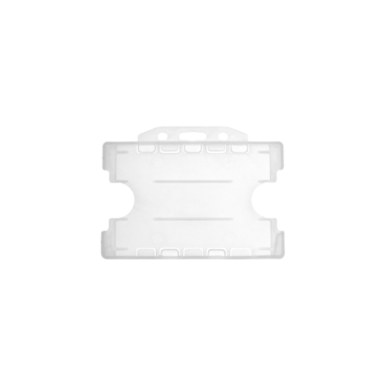 Dual Sided Plastic Card Holder (Single)