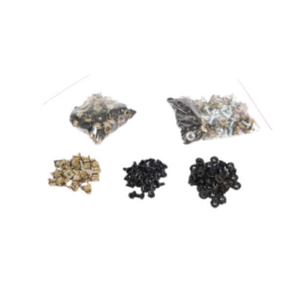 M6 CAGE NUTS AND SCREWS, 1set= 50pcs.
