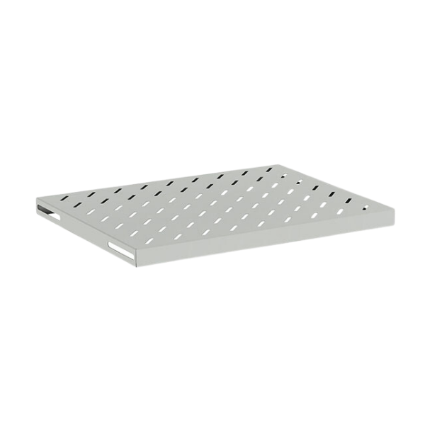 DECKRO 19" D:600 1U SLIDING SHELF, 4 POINT CONNECTION, D=370MM, LOAD CAPACITY=30Kg.
