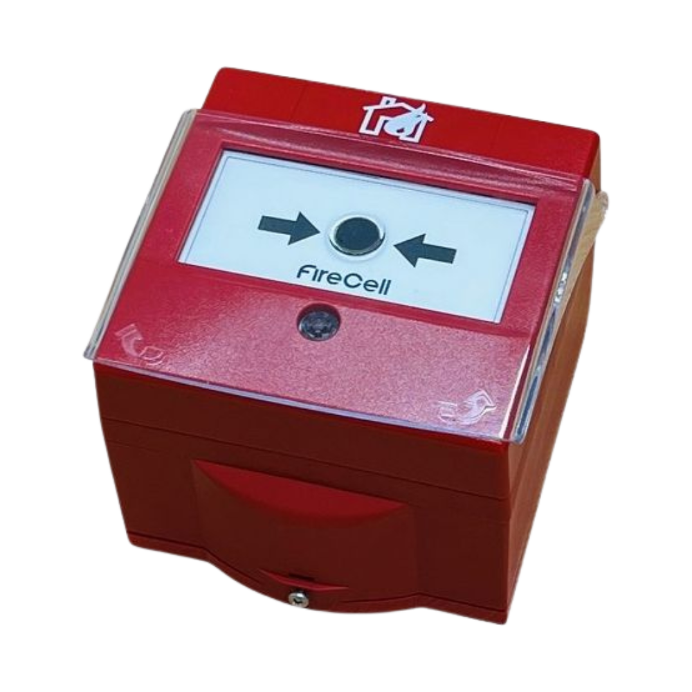 EMS FireCell W/LESS RED Manual Call Point BGU - Apollo Style