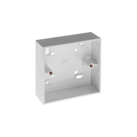 Surface Box for Spur 1 Gang (Plastic) - MSSB91WH