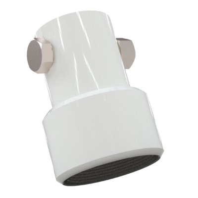 Gardner 38mm Universal 2 Hole Pole Camera Adaptor (NPT1.5Female) White ( Ral9010)