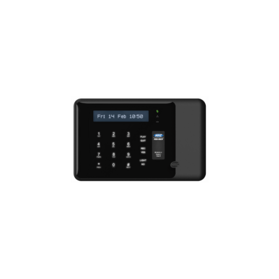 RF Remote Touch Keypad Black