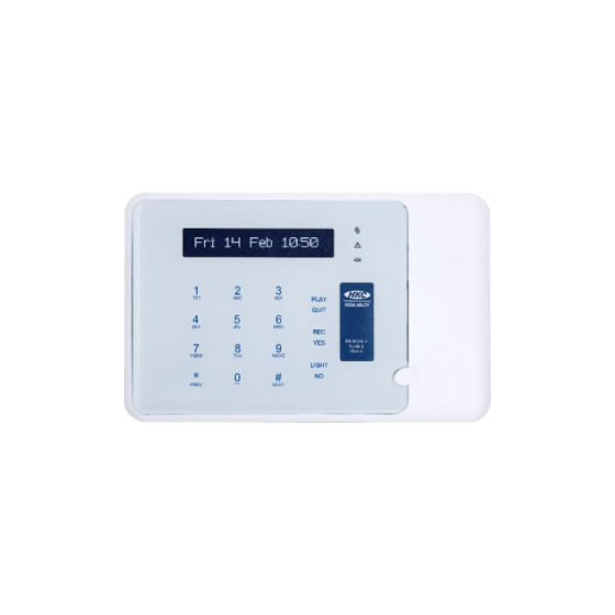 Touch Keypad White - With Prox