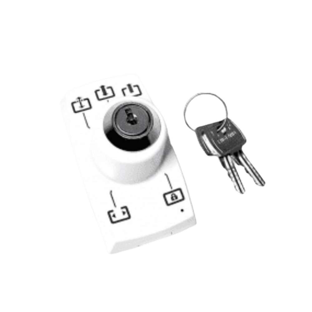 Key selector 5 positions white colour