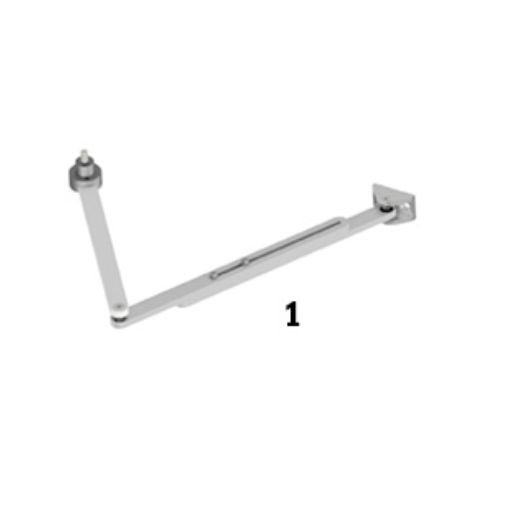 Articulated push arm