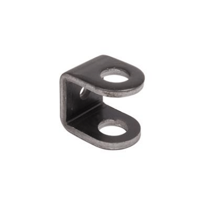 U-shaped ear plate in black steel for eyebolt-set 1039SET-M16 & 1039SET-M20