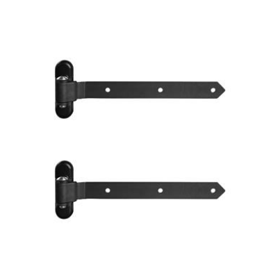 180° 3-way adjustment hinge for wooden gates - Hinge arm in hot-dip galvanised steel