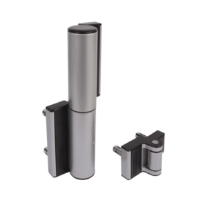 Motorized electrical drop bolt in RAL 9005