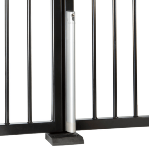 Motorized electrical drop bolt in Silver