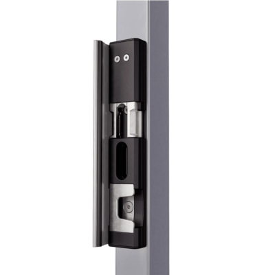 Surface mounted electric security keep in RAL 6005 - (Emissa - Fail close)