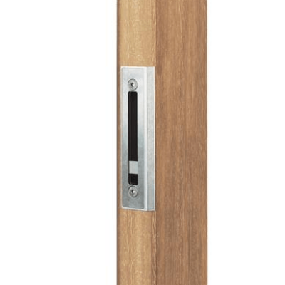 Keep For wooden posts in combination with H-WOOD lock - uncoated aluminium
