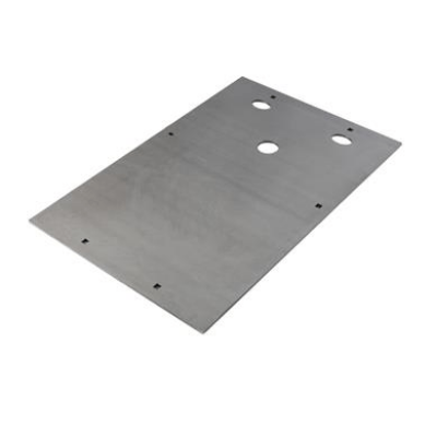 Black steel welding plate 530 x 350 x 5 mm for TURNITEC