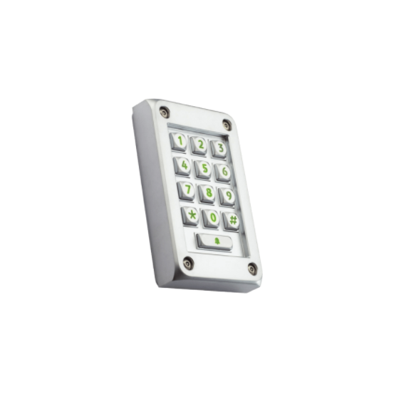 Compact vandal resistant metal keypad(non Network)