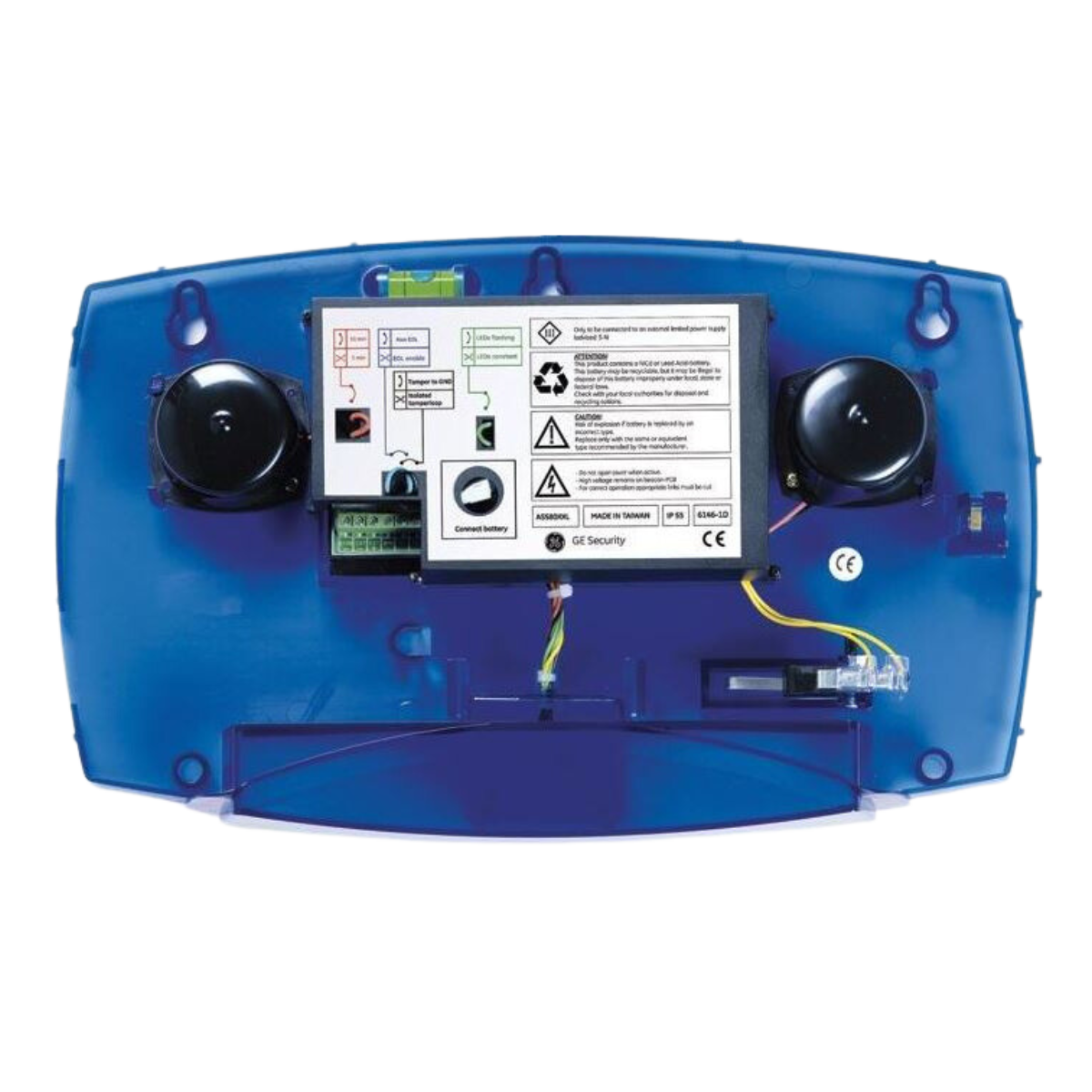 OUTDOOR SIREN - BLUE BASE - NO COVER - 6V