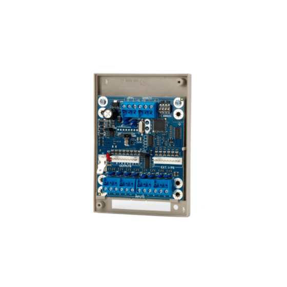 UTC 8 Zone expander (with output connector) in small plastic housing, Grade 3 PD6662:2010