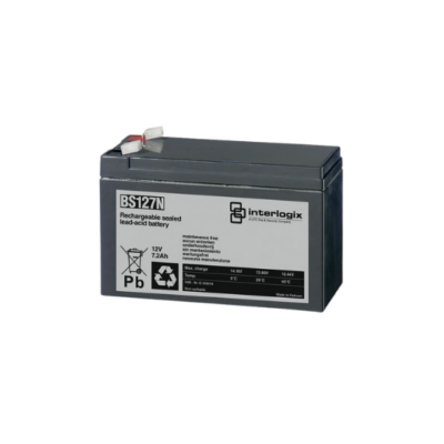 Recharageable 12V DC 7Ah/20Hr Battery BS127N. 
Dimensions: 151h x 94w x 65d