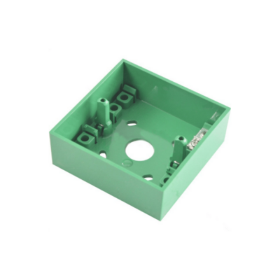 Surface Mounting Box With Earth Connector, Green