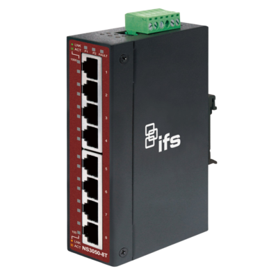 8-Port 10/100/1000Mbps Unmanaged Industrial Gigabit Ethernet Switch (-40°C to +75°C)