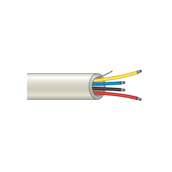 4 core cable brown 100m, conforms to BS4737, Section 3.30