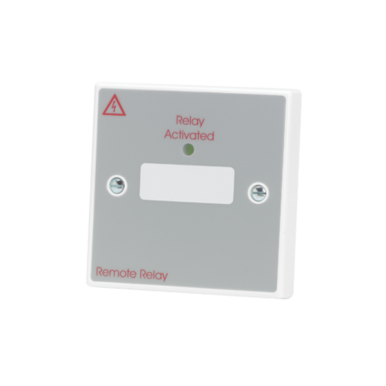C-Tec 24V 5A relay on a plate, single gang 