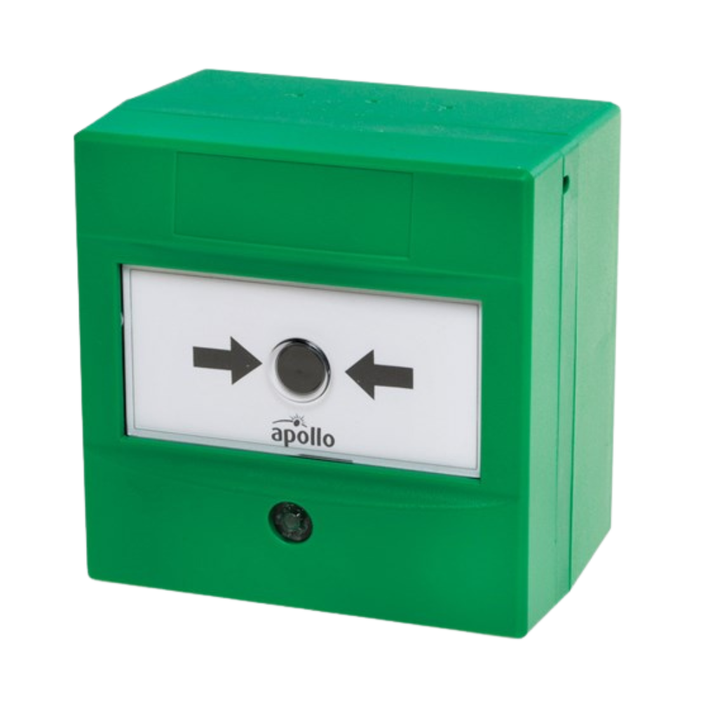 Apollo Conventional . Manual Call Point - Dual Switch - Green
