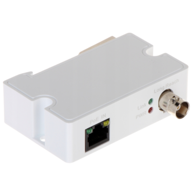 Dahua Long Range Ethernet Over Coax Transmitter 1-Channel RJ45 10/100m 400m at 100Mb 1km at 10Mb LR1002-1ET-V3