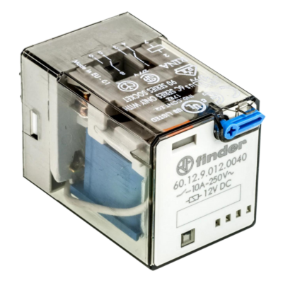 Mains Relay 12VDC Coil  (220V Contacts)