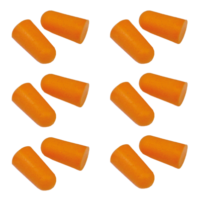 FOAM EARPLUGS (6 PAIRS)