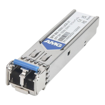 SFP Singlemode, 1Gb, 2 Fibers, 20Km, LC Connectors, 1310nm Tx/Rx, -40°C to +85°C, DDM