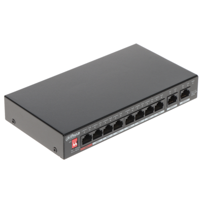 Dahua 10-Port Unmanaged Desktop Switch with 8 Port PoE