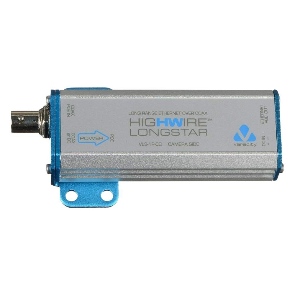 Veracity HIGHWIRE Longstar Long-range POE over Coax, CAMERA unit