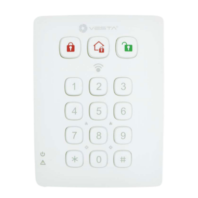 Vesta radio keypad with proximity reader and Bluetooth. Includes 2 chiclet type proximity tags.